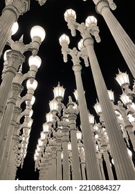 Urban light, a large-scale assemblage sculpture in Los Angeles - Shutterstock ID 2210884327