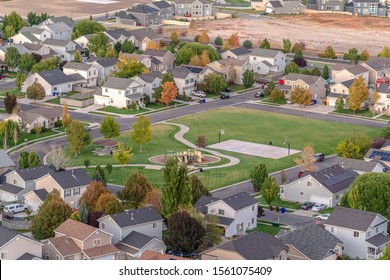 Urban Park With Kids Playground In Utah Valley