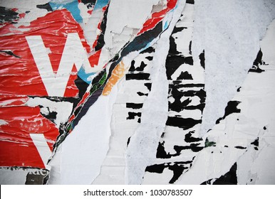 Urban Ripped Ghetto Wall Street Poster Surface Background Texture 