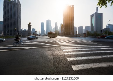 Urban Road And Urban Building Environment