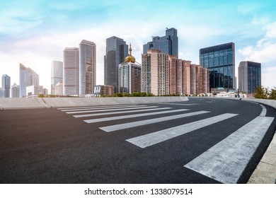 Urban Road Highway Construction Skyline Stock Photo 1338079514 ...