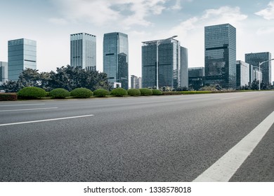 Urban Road, Highway and Construction Skyline - Shutterstock ID 1338578018