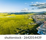 Urban Scenery of Hongyuan County in Aba Sichuan Province