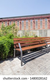 Urban Seat In The City Of Barcelona In The San Antonio Neighborhood