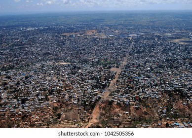 Urban Slums Of Dar Es Salaam In Tanzania