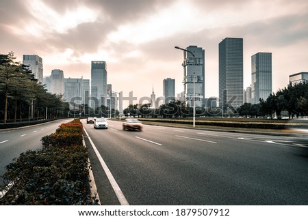 the urban traffic at shenzhen city