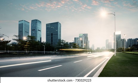 The Urban Traffic At Shenzhen,china