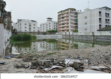 Urban View Of Inner City Wasteland 