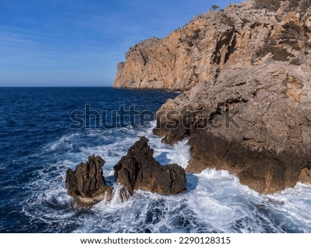 Similar – Cape with cliffs and sea