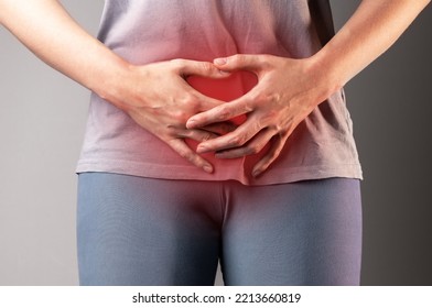 Urinary Disease, Crotch Pain, Inflammation. High Quality Photo