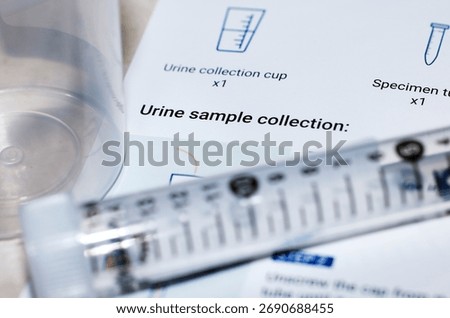 Urine Sample Test Kit and Instructions
