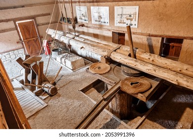 Urla, Izmir, Turkey - September, 2021: Ancient Greek Civilization Oldest Olive Oil Production Facility In Ionian Settlement Klazomenai In Urla, Izmir, Turkey.