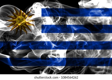 Uruguay Smoke Flag