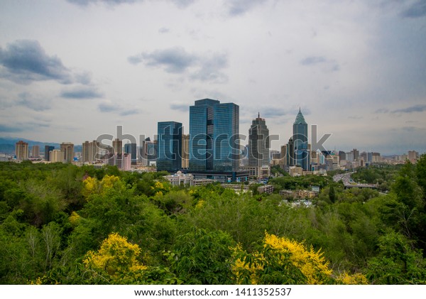 Urumqi Xinjiang China May 2019 Aerial Stock Photo Edit Now