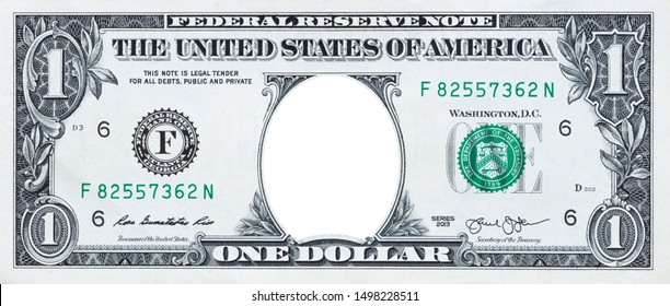 Us 1 Dollar Border Empty Middle Stock Photo (Edit Now) 1549726496