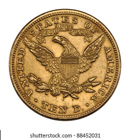 US 10 dollar - front Eagle gold coin 1894