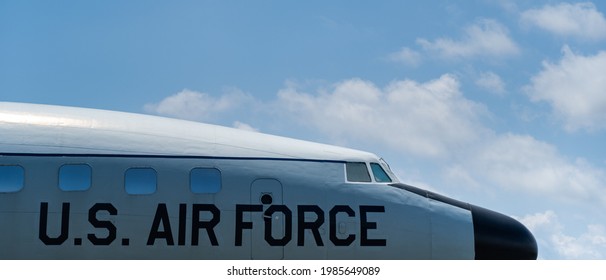 US Air Force Aircraft Background.