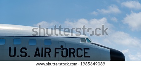 US Air Force aircraft background.