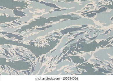 US Air Force Digital Tigerstripe Camouflage Fabric Texture Background