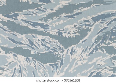 US Air Force Digital Tigerstripe Camouflage Fabric Texture Background