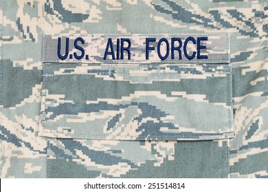 US Air Force Tigerstripe Digital Camouflage Uniform With Badge