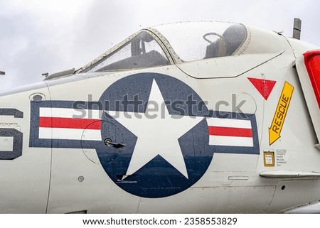 US Airforce logo on old warbird