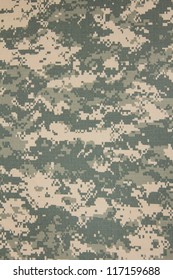 US Army Acu Digital Camouflage Fabric Texture Background