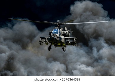 U.S. Army AH-64D Apache Attack Helicopter, assigned to the 1-151st Attack Reconnaissance Battalion.
