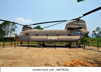 US Army Chinook Helicopter At Khe Sanh Combat Base - Quang Tri, Vietnam