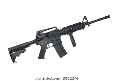 Us Army M4a1 Carbine Isolated On Stock Photo Edit Now