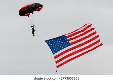 The U.S. Army Special Operations Command Parachute Demonstration Team, 