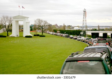 US Canada Border Crossing Line