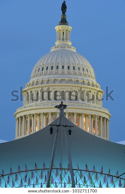 US\
Capitol Building dome details - Washington DC,\
USA