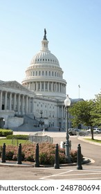 The U.S. Capitol Dome Side View