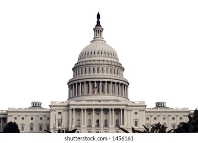 US Capitol Wide Isolated White