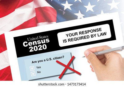 U.S. Census 2020 Form With Citizenship Question About Undocumented Immigrants 