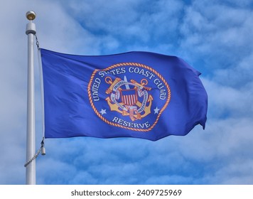US Coast Guard Reserve Flag
