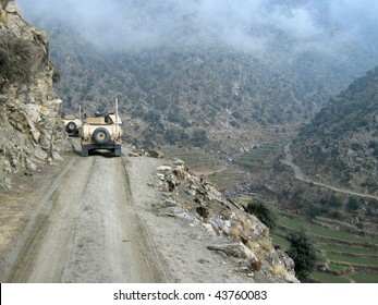 US Convoy On Patrol In Eastern Afghanistan