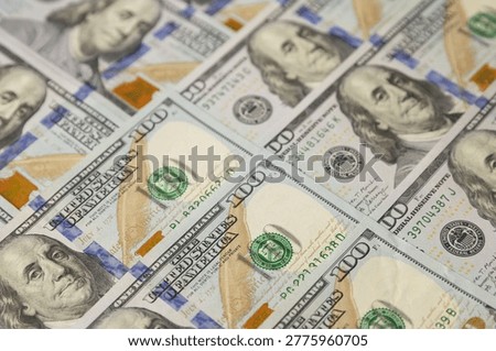 US dollar banknotes close view financial background money cash economy concept