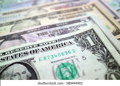 US dollar cash banknote money