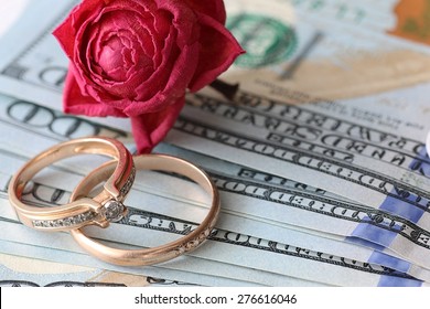 US Dollar Rose Gift Wedding Gift Money