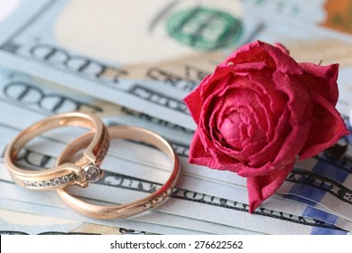 US Dollar Rose Gift Wedding Gift Money