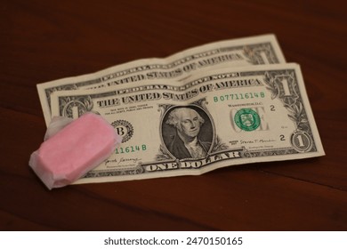 us dollars with one soap 
