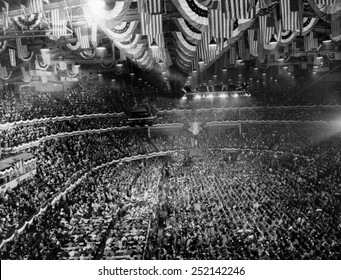 US Elections. The Democratic National Convention In Chicago, Illinois, July, 1940.