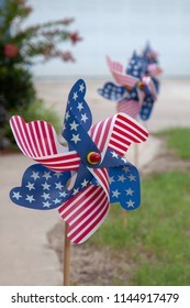 US Flag PinWheels