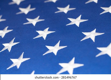 US Flag Stars Combined Into Pattern - Studio Shot