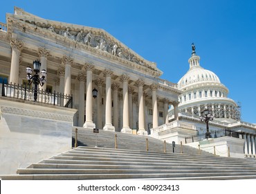 The US House Of Representatives At The Capitol Building In Washington D.C.