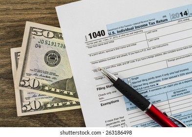 Us Individual Income Tax Return Form Stock Photo 263186498 | Shutterstock