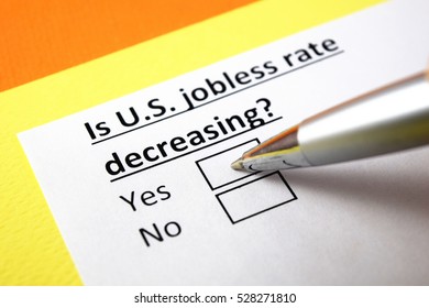 Is U.S. Jobless Rate Decreasing? Yes