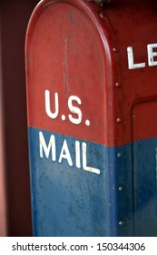 US Mail Red And Blue